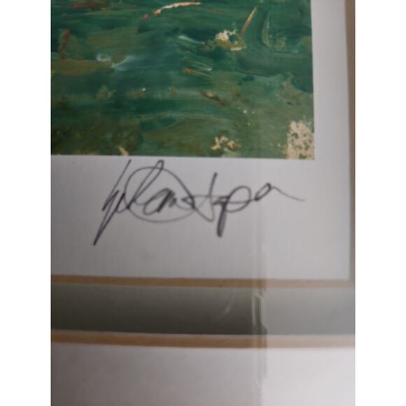 Ethan Harper Signed Limited Edition Print 541/1950 Abstract Ocean Framed Art - Picture 4 of 6